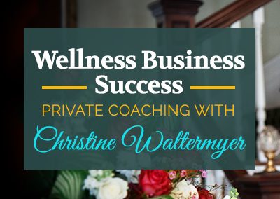 Christine Waltermyer – Wellness Business Coaching